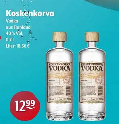 Koskenkorva Vodka 0,7l - aus Finnland
