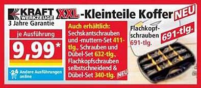 KRAFT XXL-Kleinteile Koffer NEU