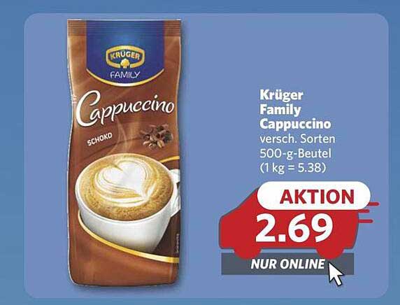 Krüger Family Cappuccino verschiedene Sorten 500-g-Beutel