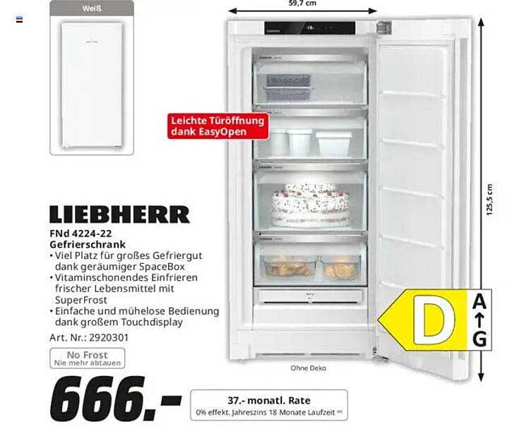 LIEBHERR FNd 4224-22 Gefrierschrank