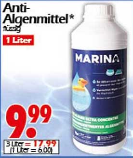MARINA Anti-Algenmittel 1 Liter