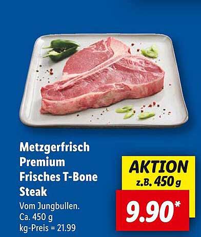 Metzgerfrisch Premium Frisches T-Bone Steak