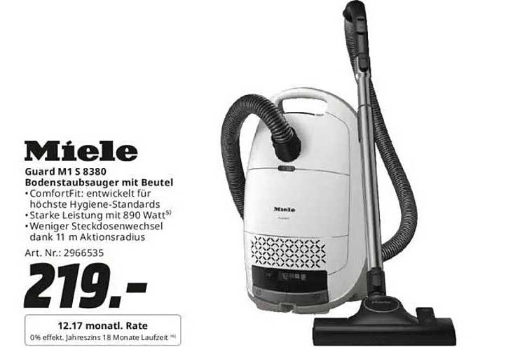 Miele Guard M1 S 8380 Bodenstaubsauger mit Beutel