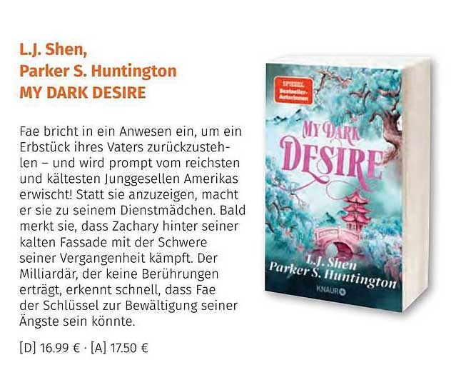 MY DARK DESIRE von L.J. Shen und Parker S. Huntington