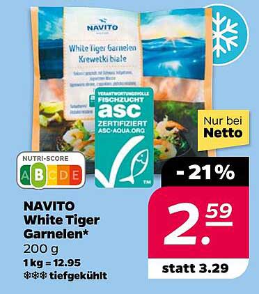 NAVITO White Tiger Garnelen 200 g