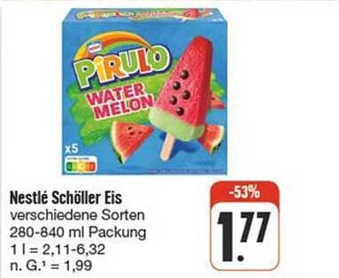 Nestlé Schöller Pirulo Eis - Verschiedene Sorten 280-840 ml Packung