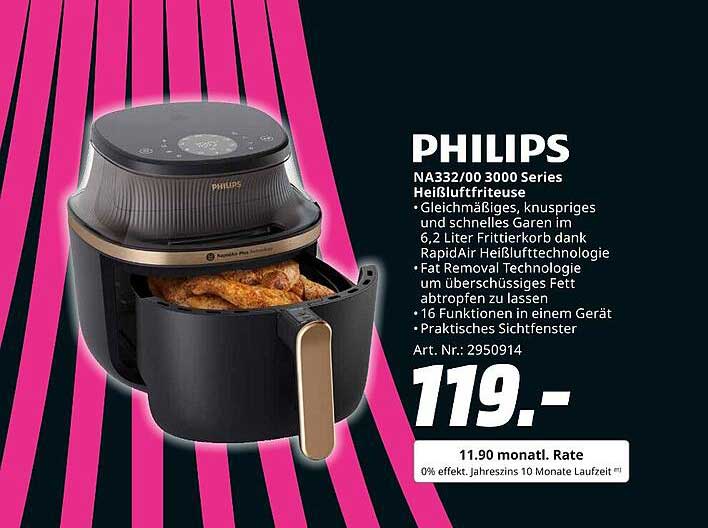 PHILIPS NA332/00 3000 Series Heißluftfritteuse