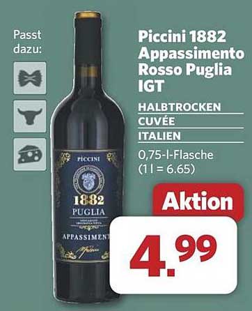 Piccini 1882 Appassimento Rosso Puglia IGT