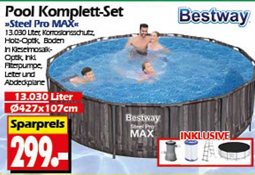 Pool Komplett-Set »Steel Pro MAX«