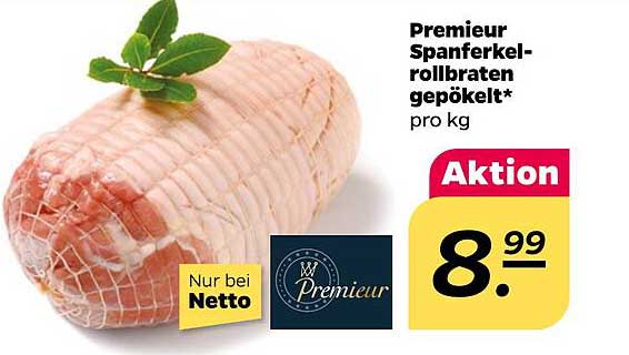 Premieur Spanferkelrollbraten gepökelt pro kg