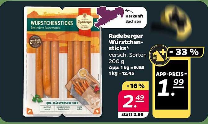 Radeberger Würstchensticks - Der leckere Pausensnack