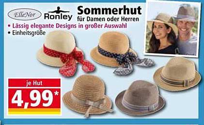 Ronley Sommerhut für Damen oder Herren