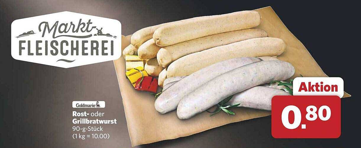 Rost- oder Grillbratwurst 90-g-Stück - Aktion