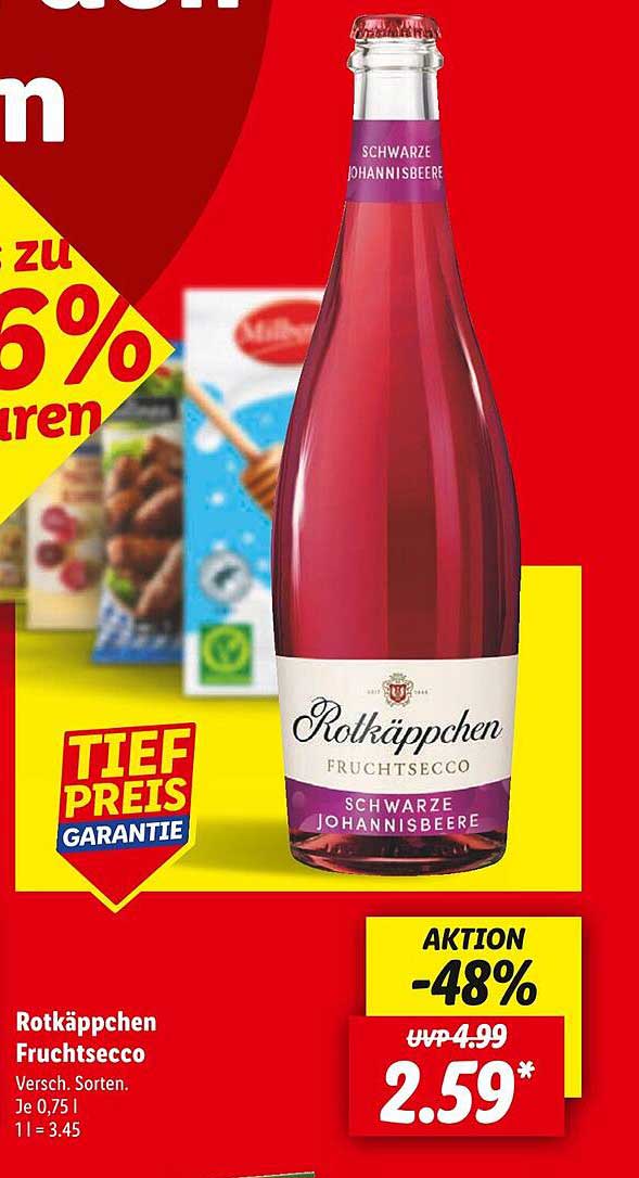 Rotkäppchen Fruchtsecco Schwarze Johannisbeere