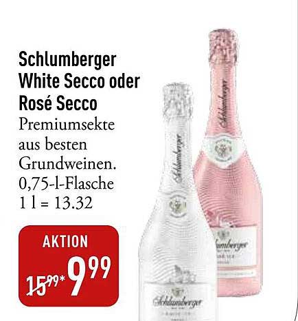 Schlumberger White Secco oder Rosé Secco