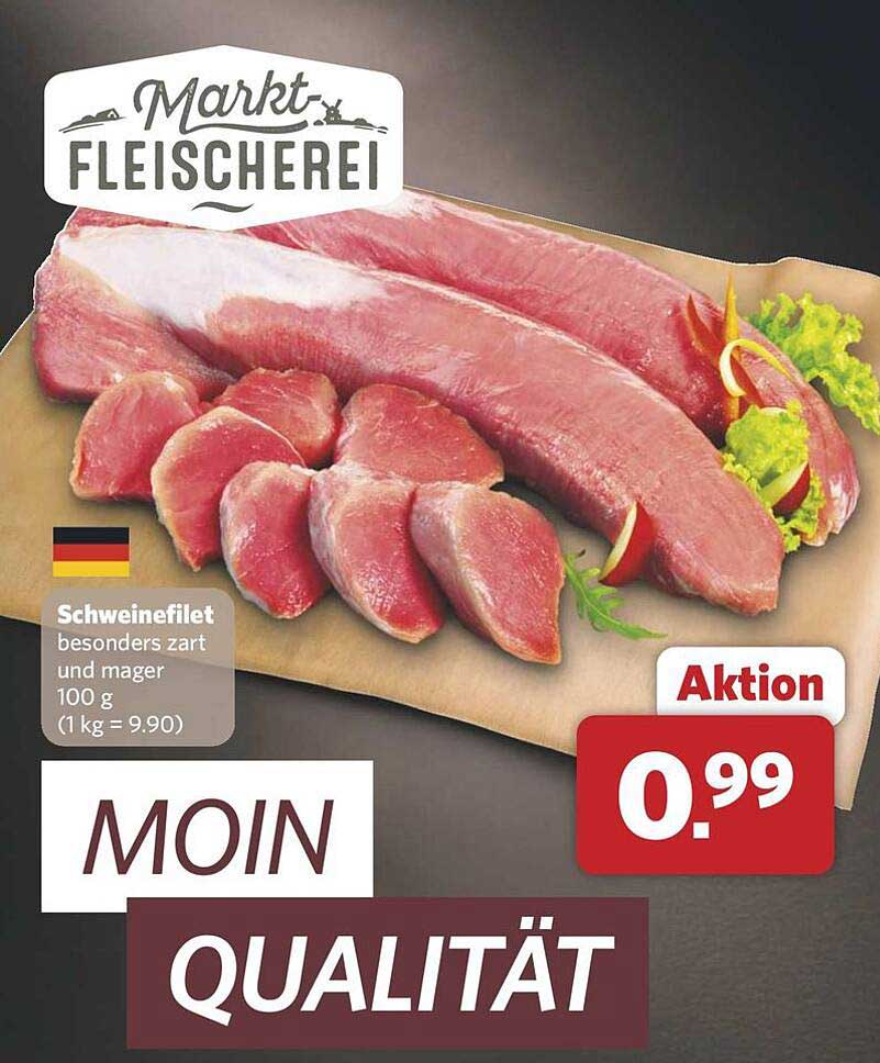 Schweinefilet besonders zart und mager