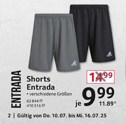 Shorts Entrada – Stylisch und Bequem für Jeden Anlass