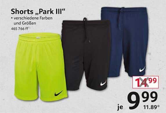 Shorts „Park III“ - verschiedene Farben und Größen