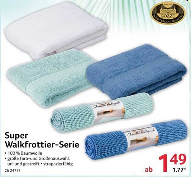 Super Walkfrottier-Serie – hochwertige Handtücher für jeden Bedarf