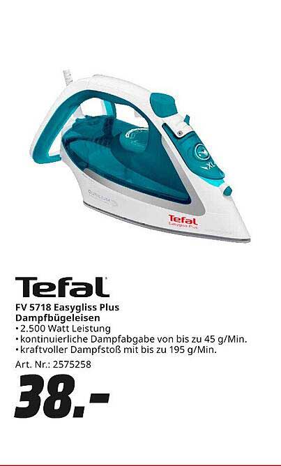 Tefal FV 5718 Easygliss Plus Dampf Bügeleisen