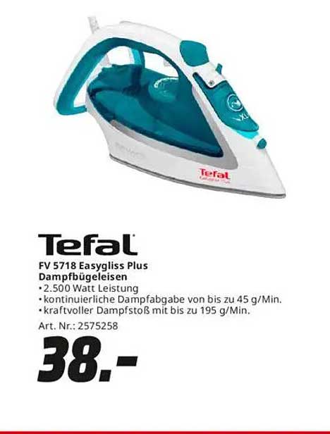 Tefal FV 5718 Easygliss Plus Dampfbügeleisen