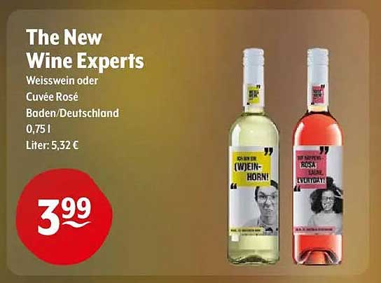 The New Wine Experts - Weisswein oder Cuvée Rosé, 0,75 l