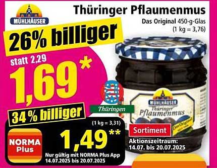 Thüringer Pflaumenmus