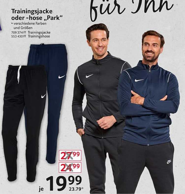 Trainingsjacke oder -hose „Park“