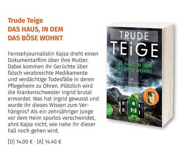Trude Teige - DAS HAUS, IN DEM DAS BÖSE WOHNT