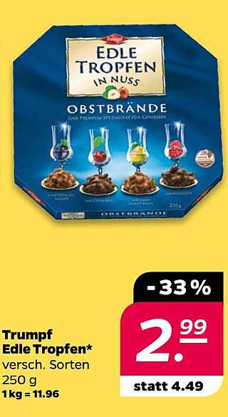 Trumpf Edle Tropfen* verschiedene Sorten 250 g