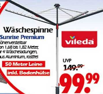Vileda Wäschespinne Sunrise Premium
