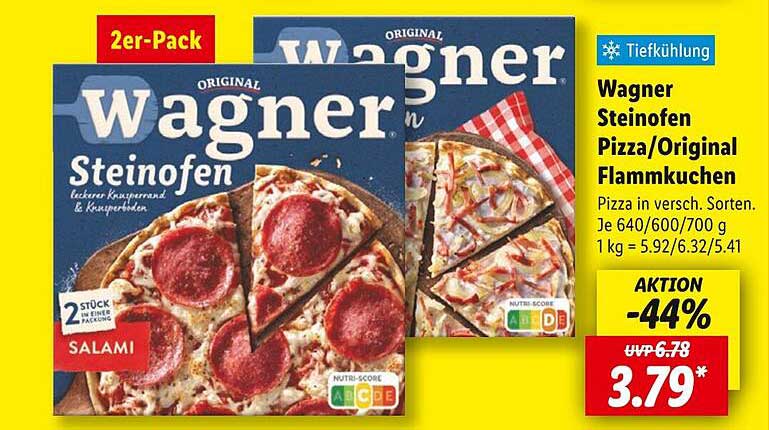 Wagner Steinofen Pizza 2er-Pack