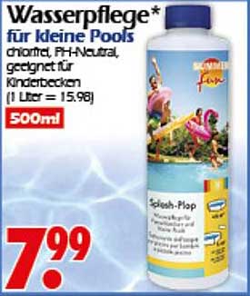 Wasserpflege für kleine Pools 500ml