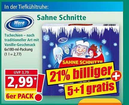 Wera Sahne Schnitte 6er PACK