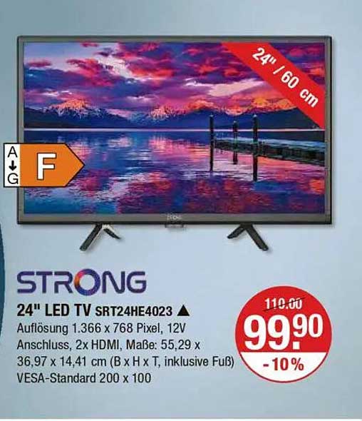 24" LED TV SRT24HE4023 von STRONG