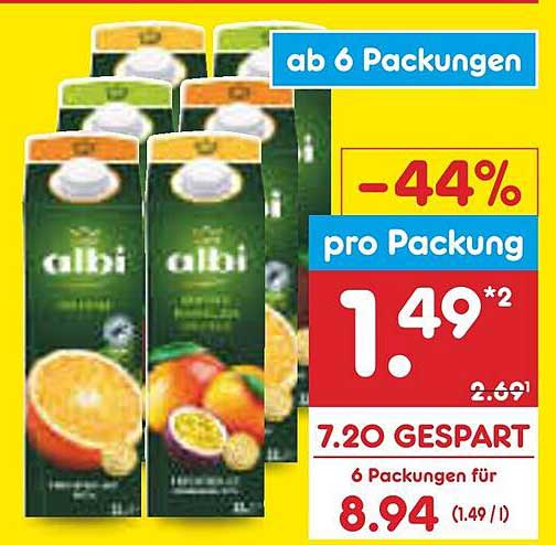 albi Fruchtstreu im Vorteilspack – 6 Packungen für nur 8,94 €