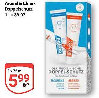 Aronal & Elmex Doppel-Schutz 2 x 75 ml