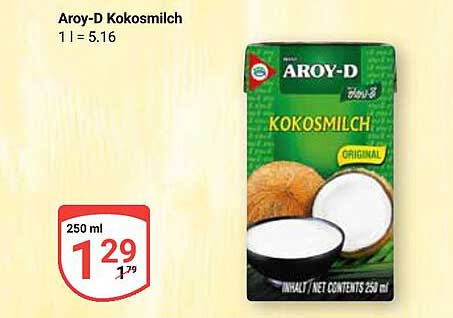 Aroy-D Kokosmilch 250 ml