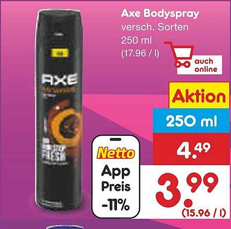 Axe Bodyspray verschiedene Sorten 250 ml