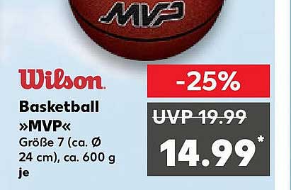 Basketball »MVP« von Wilson