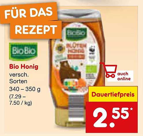 Bio Honig - verschiedene Sorten (340-350 g)
