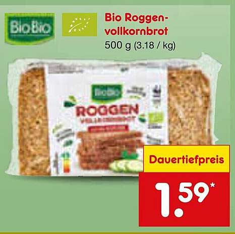 Bio Roggen-Vollkornbrot 500 g