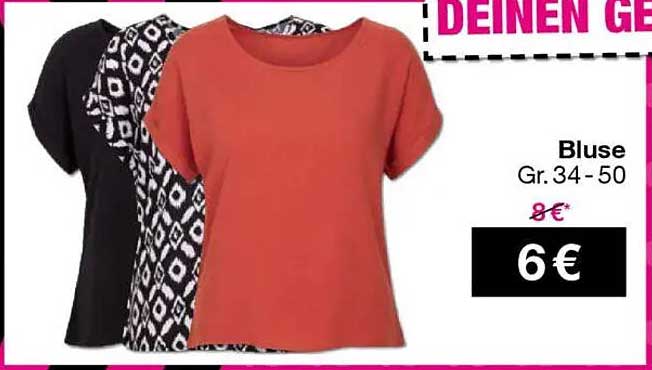 Bluse in verschiedenen Farben und Größen (34-50)