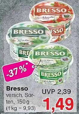 Bresso verschiedene Sorten, 150 g