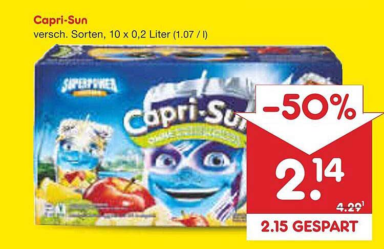Capri-Sun - verschiedene Sorten, 10 x 0,2 Liter