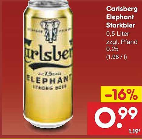 Carlsberg Elephant Starkbier 0,5 Liter