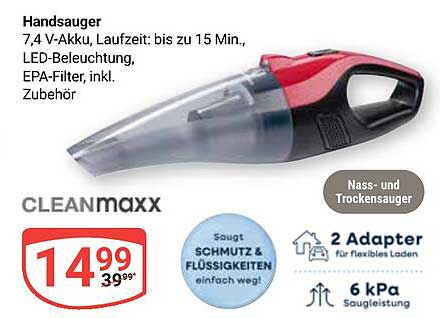 CLEANmaxx Handstaubsauger