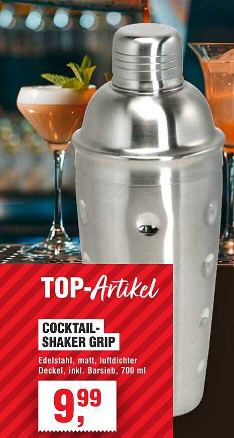 Cocktail-Shaker Grip