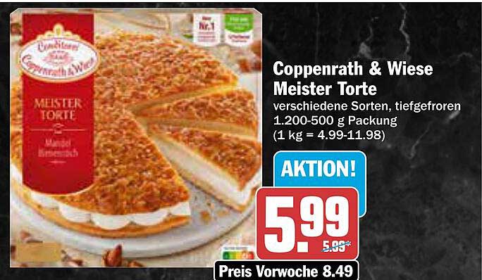 Coppenrath & Wiese Meister Torte - verschiedene Sorten, tiefgefroren