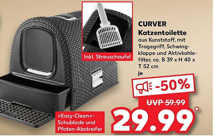 CURVER Katzentoilette aus Kunststoff
